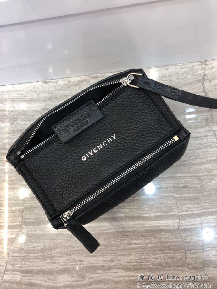 GlVENCHY紀梵希 原單 潘多拉 化妝包 黑色 可手拿 手拎 452155  tsg1232